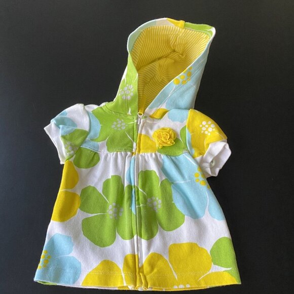 Carter's Short Sleeved Hooded Jacket Size 9-12 Months - Picture 1 of 7